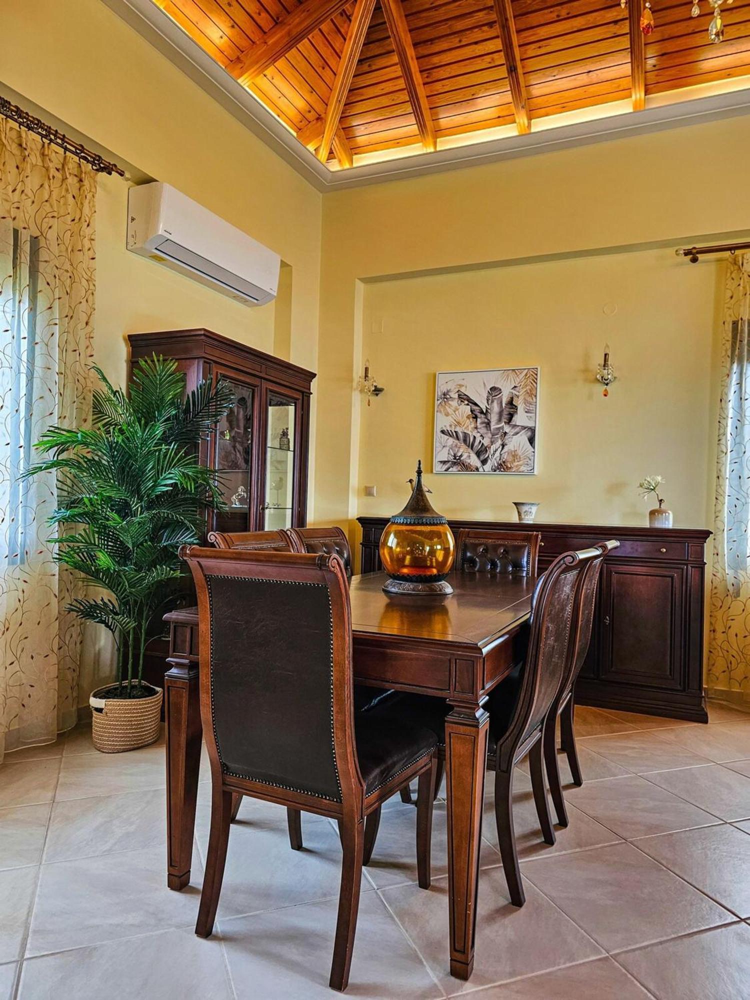 Villa Aitheras With Sea Views And Garden Stérnai Exterior foto