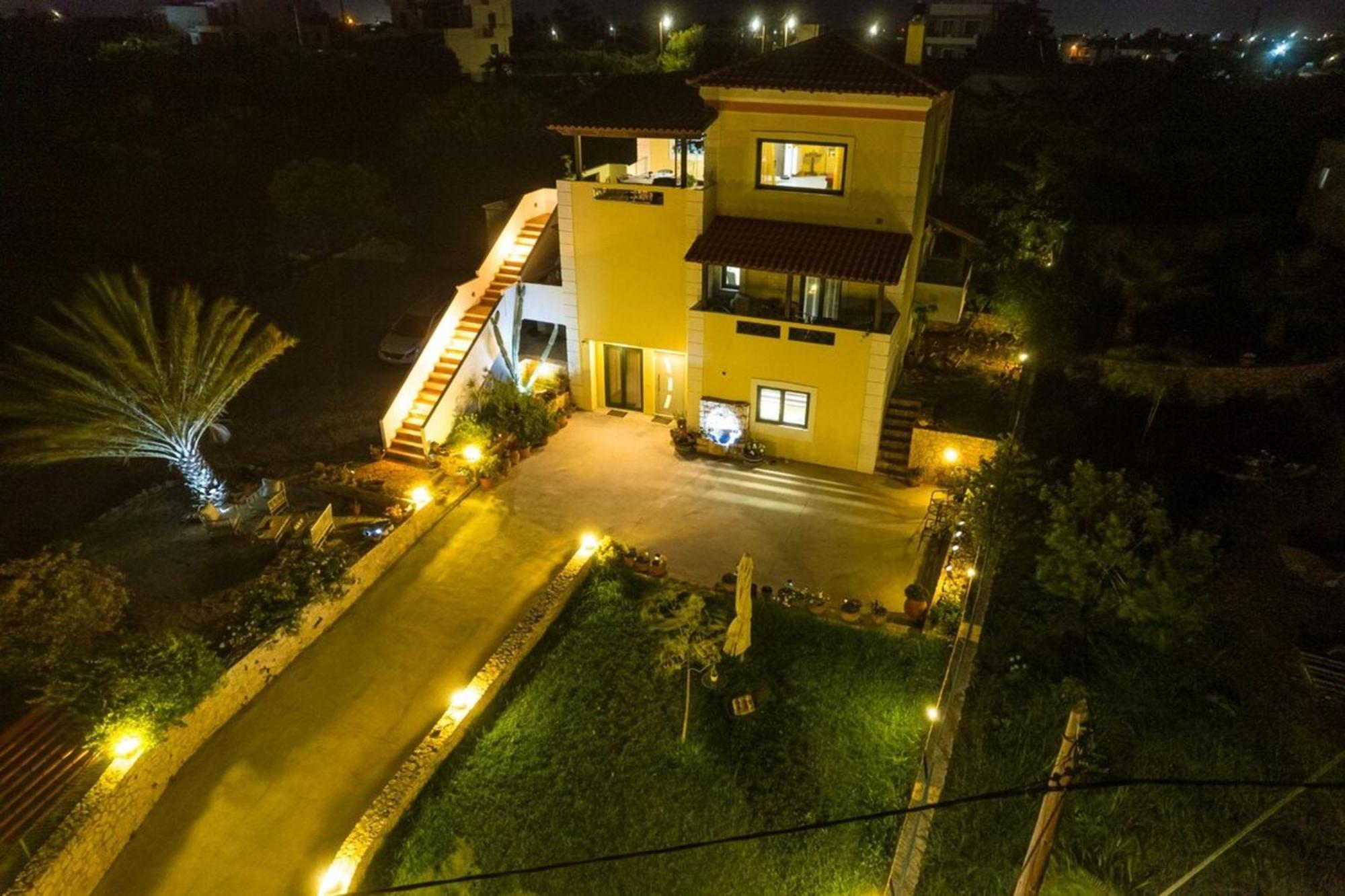 Villa Aitheras With Sea Views And Garden Stérnai Exterior foto