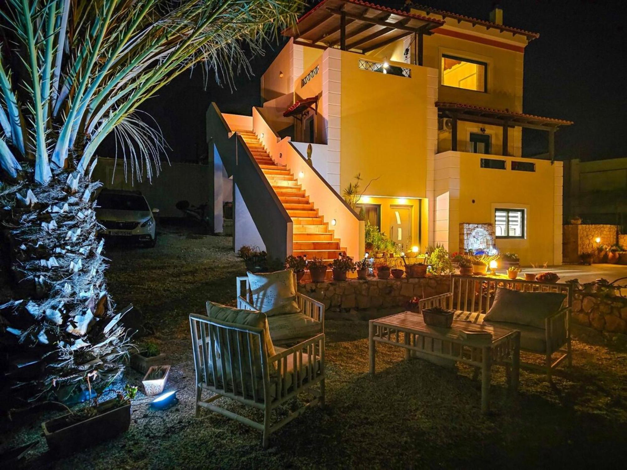 Villa Aitheras With Sea Views And Garden Stérnai Exterior foto